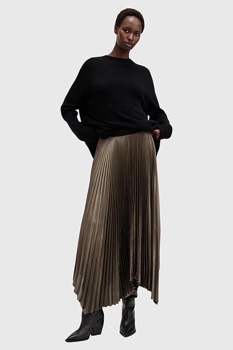 PHIA METALLIC SKIRT METALLIC GOLD 3