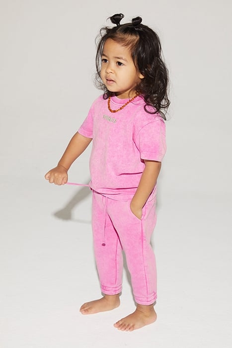 HODA KIDS SWEATPANTS WASHED PINK 1