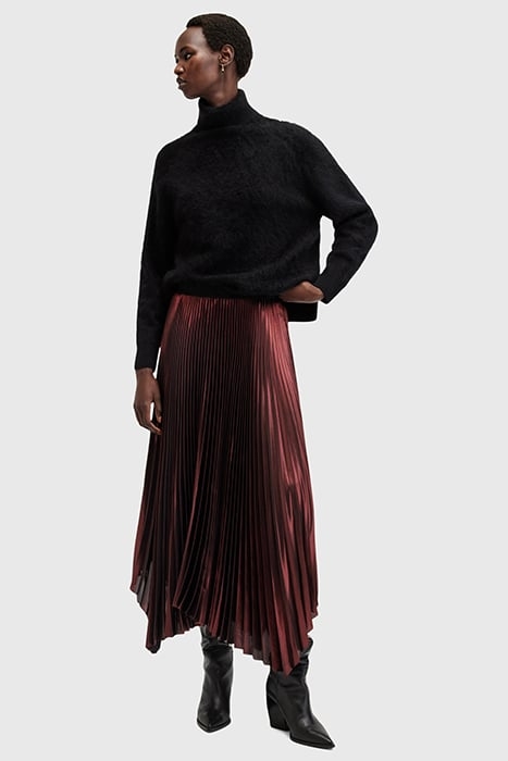 PHIA METALLIC SKIRT METALLIC RED 5