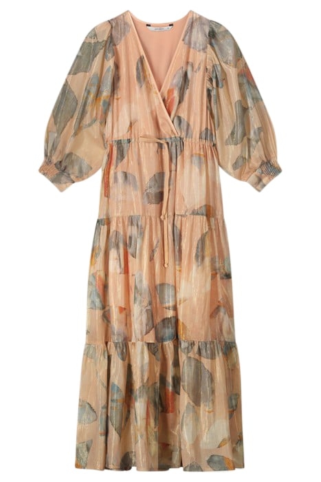 QUINTY: DRESS LONG LEAVES WITH LUREX MULTICOLOUR 3