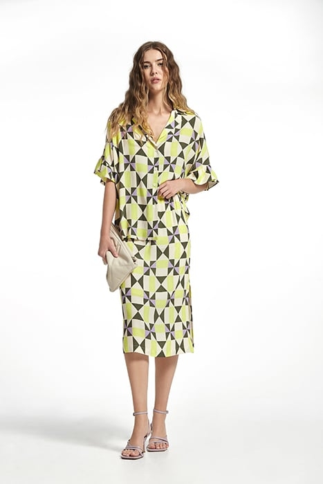 MARROCAIN PRINTED CREPE EXTRA SHIRT MULTICOLOR 3