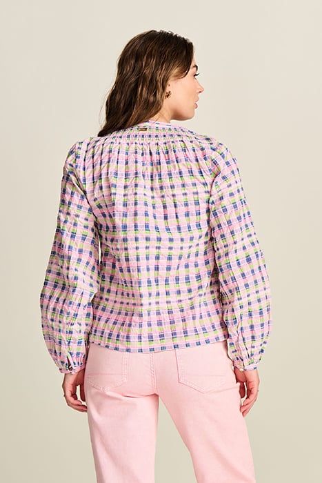 TOP - CHECKS PINK MULTI COLOUR 2