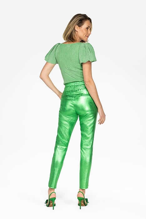 POGGY METALLIC SNAKE GREEN 5