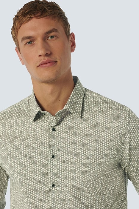 SHIRT STRETCH ALLOVER PRINTED OFFWHITE 6