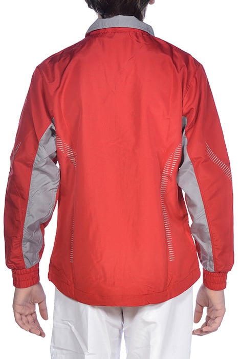 JR TL WARM UP JACKET RED-GREY 2