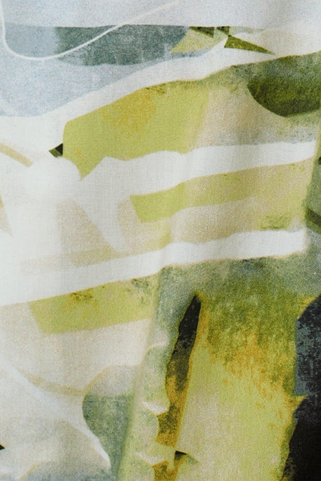 SHIRT SHORT SLEEVE RESORT COLLAR ALLOVER PRINTED CEMENT 7