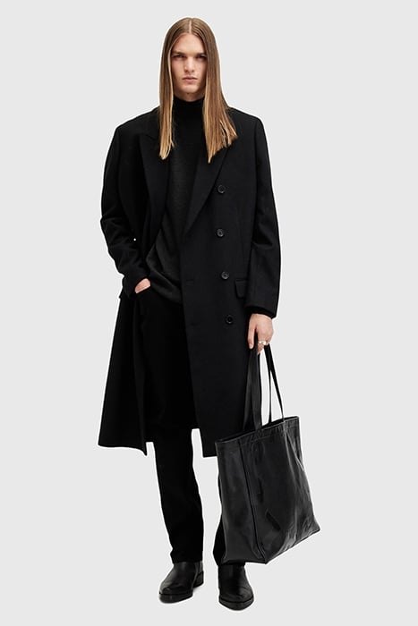 KILBURN MOCK NECK CINDER BLACK MARL 7