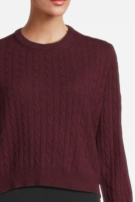 LEMON SWEATER MERLOT 4