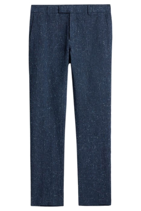 SLIM FIT PANTS WITH WELT HIP POCKET AND DEEP BLUE 2