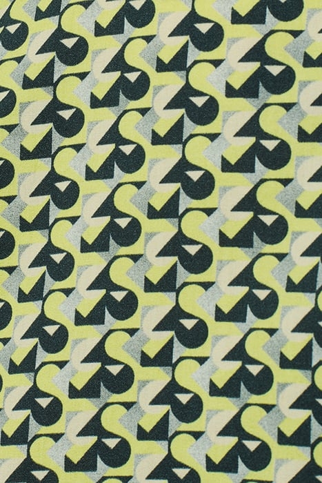 SHIRT SHORT SLEEVE ALLOVER PRINTED LIME 7