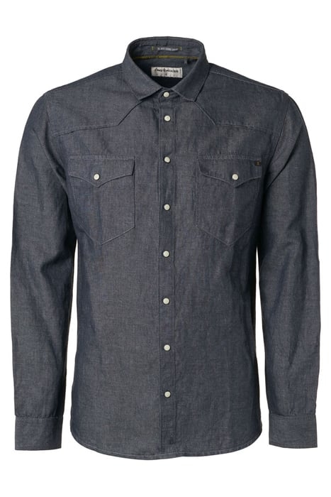 SHIRT DENIM LOOK WITH LINEN INDIGO 4