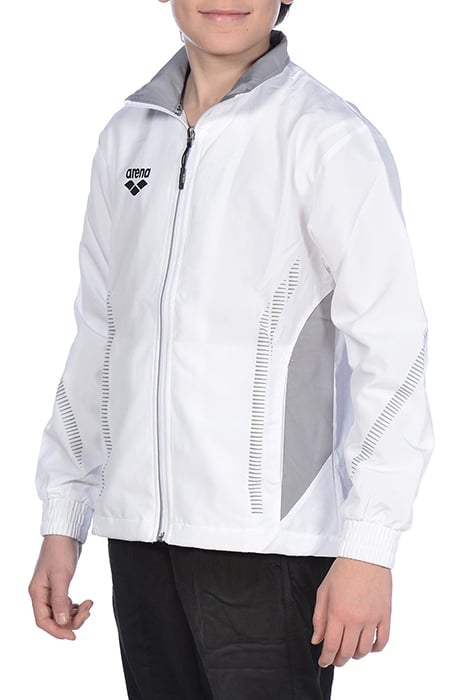 JR TL WARM UP JACKET WHITE-GREY 5