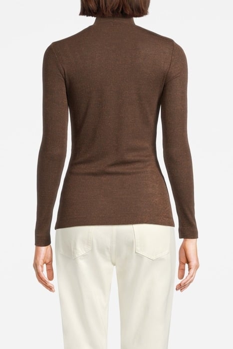 EV GLAM RIB TURTLE LONGSLEEVE ESPRESSO 2