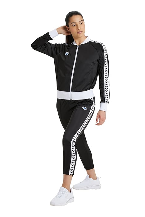 W RELAX IV TEAM JACKET BLACK-WHITE-BLACK 3