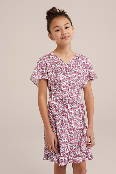 DRESS MID LENGTH PINK 1