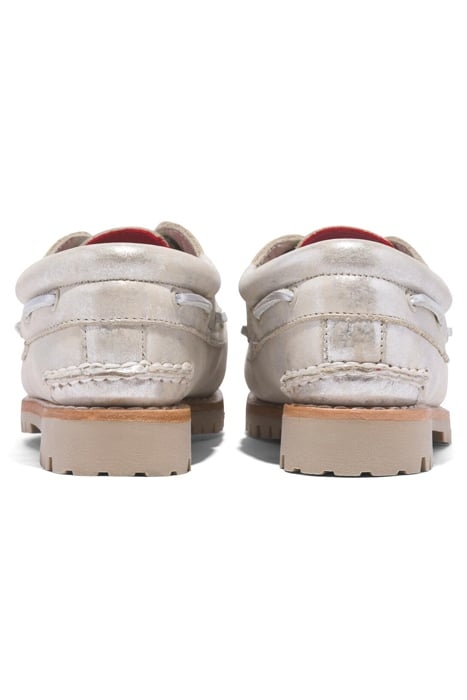 NOREEN BOAT SHOE NATURAL METALLIC 4