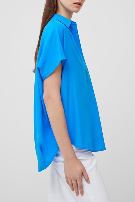 FRENCH CONNECTION CREPE LIGHT S/LESS POPOVER POPOVER SHIRT B 5