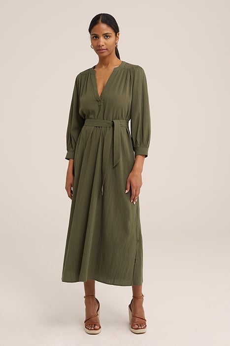 DRESS MID LENGTH ARMY GREEN 1