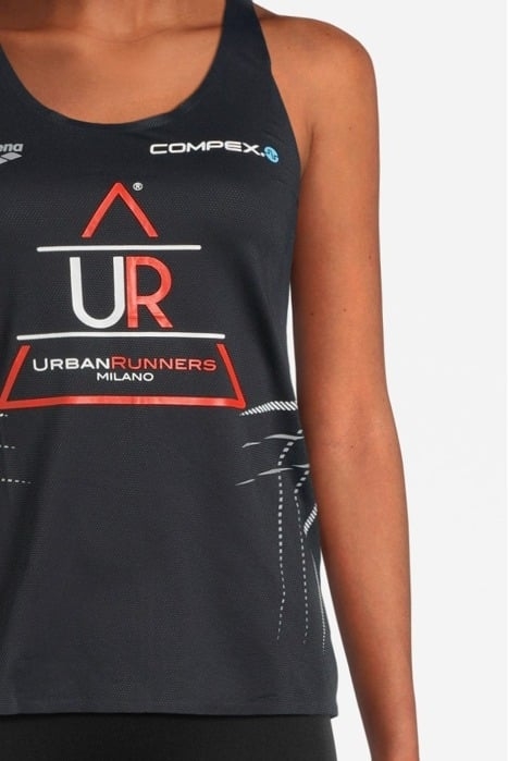 W A-ONE MESH TANK TOP BLACK UR 4