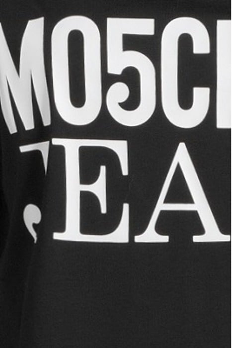 LOGO PRINT JERSEY T-SHIRT BLACK 5