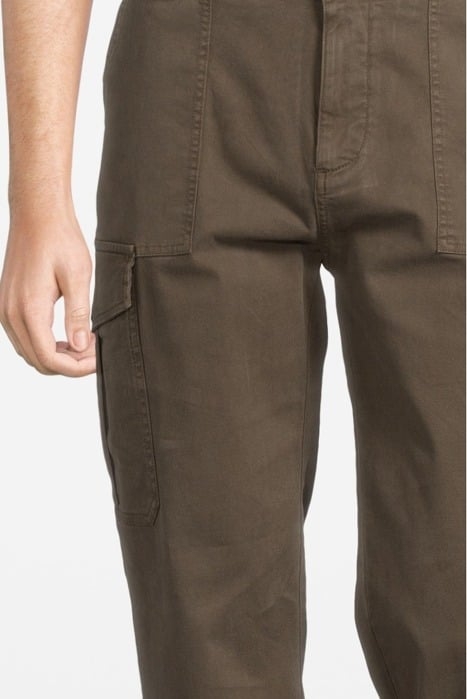 CUFFED CARGO MILITARY GREEN 4