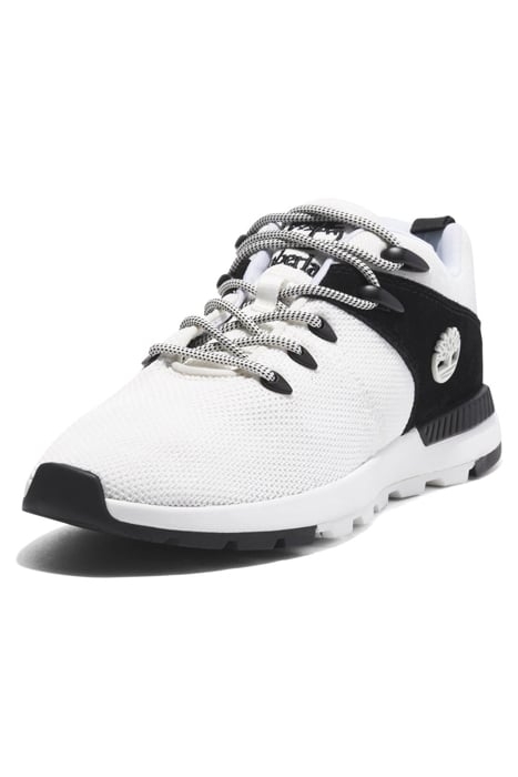 SPRINT TREKKER LOW LACE UP SNEAKER WHITE KNIT 7