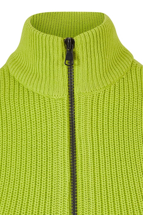 LADIES SHORT KNIT VEST FROZENYELLOW 8