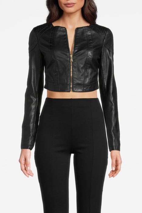 GISELE FAKE LEATHER CAVIAR / BLACK 1