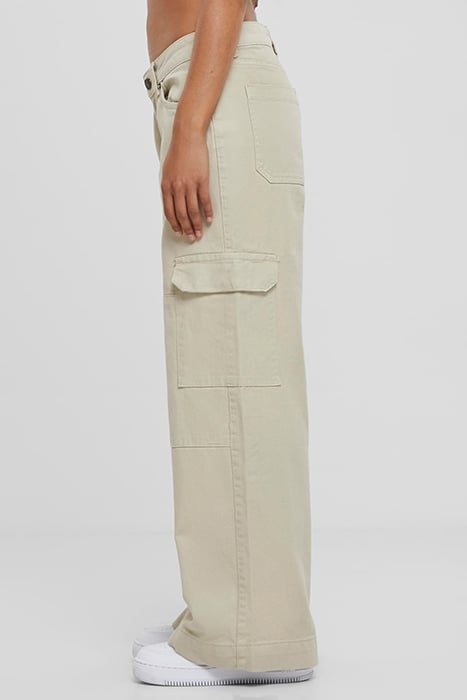 LADIES LOW WAIST CARGO DENIM OFFWHITE RAW 6