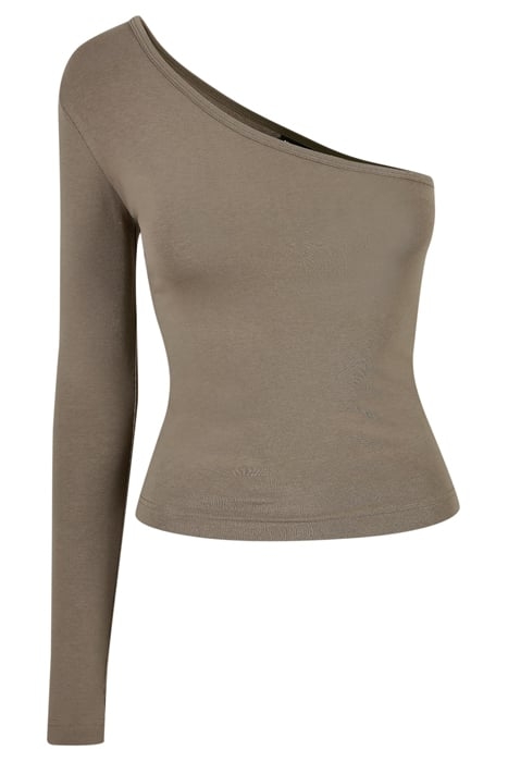 LADIES ASYMMETRIC LONGSLEEVE OLIVE 4