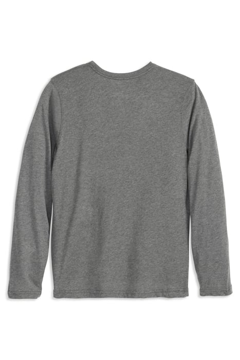 HURLEY MEN'S 1PK CREWNECK LS T MEDIUM GREY 2
