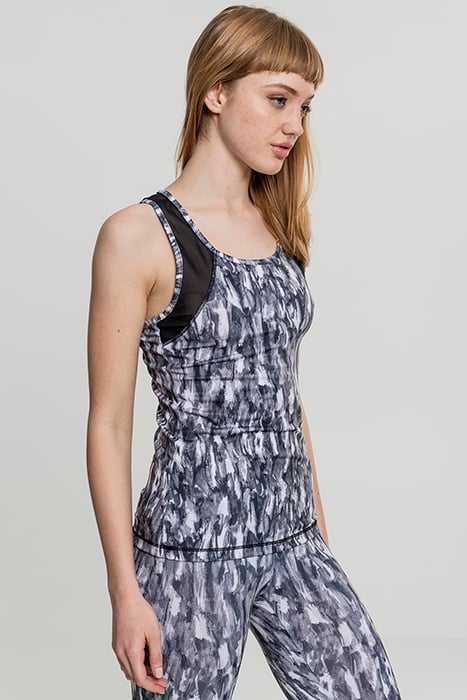 LADIES ACTIVE GRAPHIC TOP GREY 6