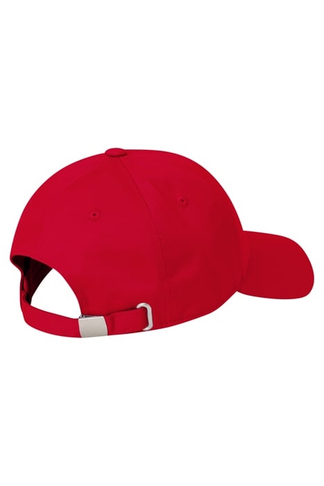 BRASOV 6 PANEL CAP WITH LINEAR LOGO - STRAP BACK TRUE RED 2