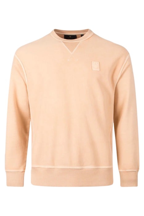 MINERAL OUTLINER CREWNECK SWEATSHIRT PEACH 1