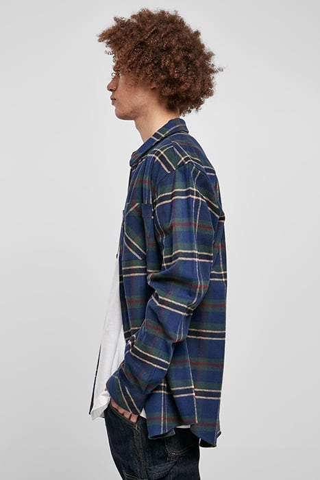 CHECKED MOUNTAIN SHIRT DARKBLUE/BOTTLEGREEN 6