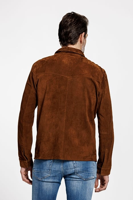 ROBERT OVERSHIRT COGNAC 2
