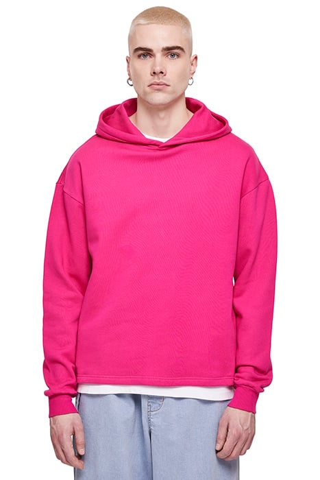 ORGANIC LOOSE HOODY HIBISKUSPINK 1