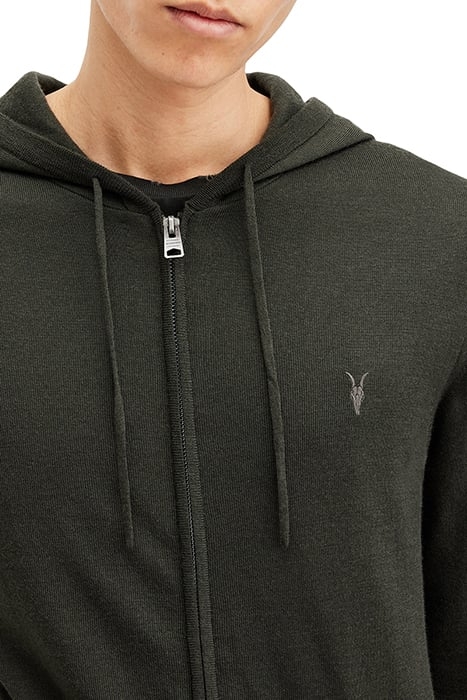 MODE MERINO ZIP HOOD GRANGE GREEN 7