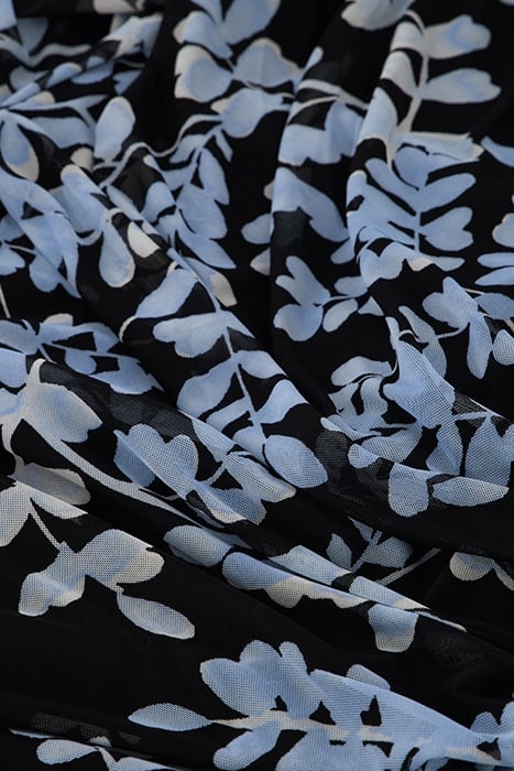 BELLA DRESS BLACK/CORNFLOWER BLU 2