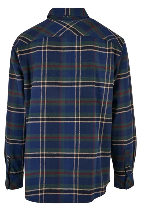 CHECKED MOUNTAIN SHIRT DARKBLUE/BOTTLEGREEN 4