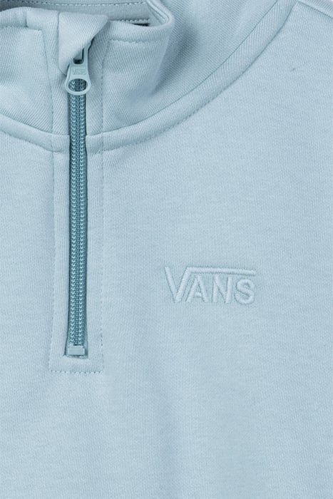 HALF ZIP MOCK PULLOVER GRAY MIST 3