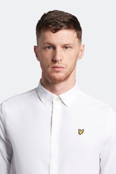 COTTON LINEN SHIRT WHITE 5