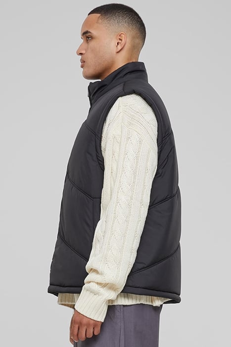 ARROW PUFFER VEST BLACK 6