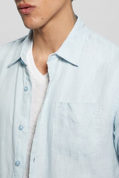 LS ISLAND LINEN SHIR AZURE LAGUNA 6