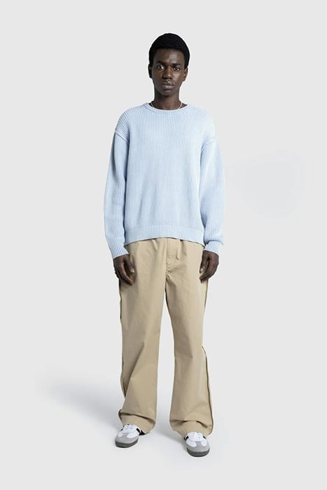 HIGHSNOBIETY HS05 – BRUSHED REVERSE PIPING TROUSER BEIGE 2