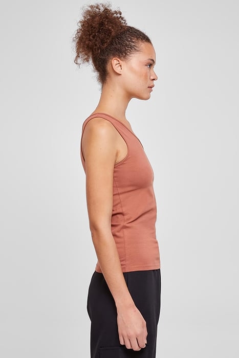 LADIES ASYMMETRIC TOP TERRACOTTA 7