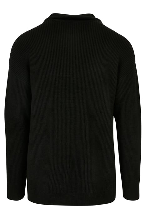 OVERSIZED KNITTED TROYER BLACK 5