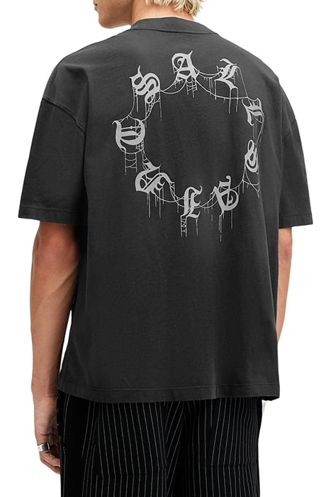 CRYPTIERRA SS CREW WASHED BLACK 2