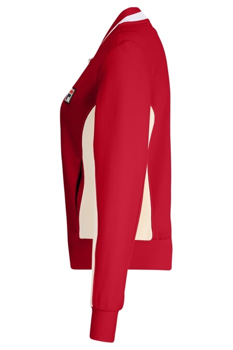 SETTANTA TRACK JACKET TRUE RED-ANTIQUE WHITE 5