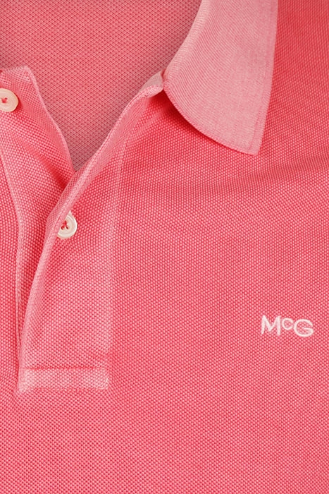 SUMMER PIQUEE POLO CORAL RED 3